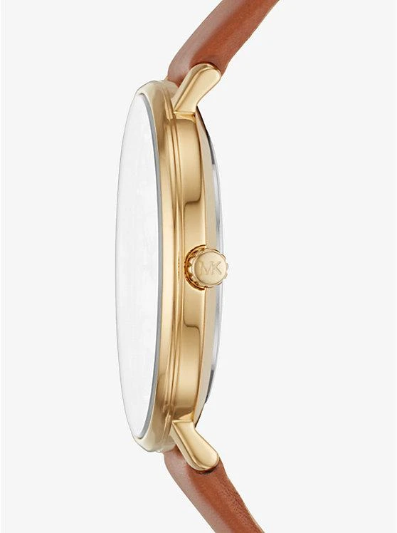 商品Michael Kors|Pyper Gold-Tone Leather Watch,价格¥727,第2张图片详细描述