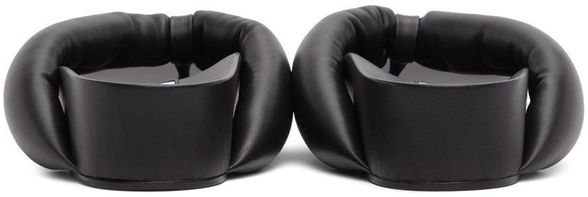 商品Jil Sander|Black Oversize Flip Flop Sandals,价格¥4213,第6张图片详细描述