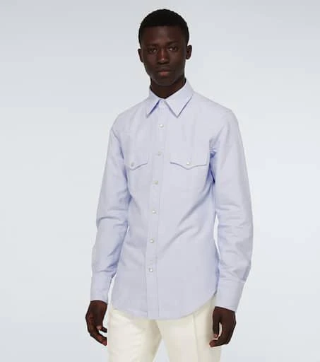 商品Tom Ford|西部风棉质长袖衬衫,价格¥3863,第3张图片详细描述
