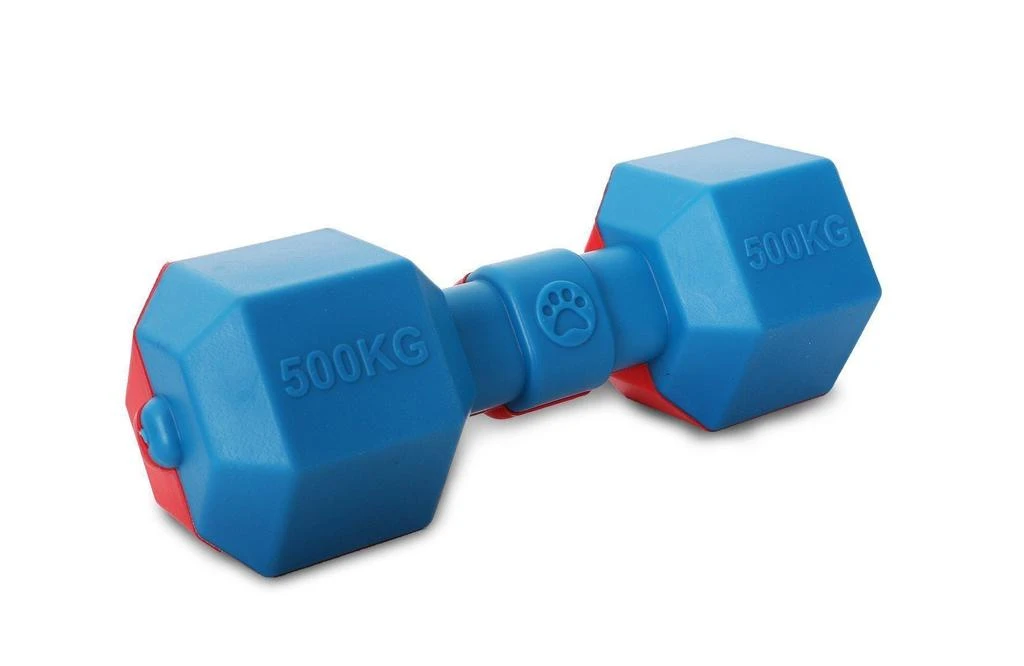 商品Pet Life|'Dumbbell' Durable Chew and Fetch TPR Waterproof Floating Dog Toy,价格¥103,第1张图片