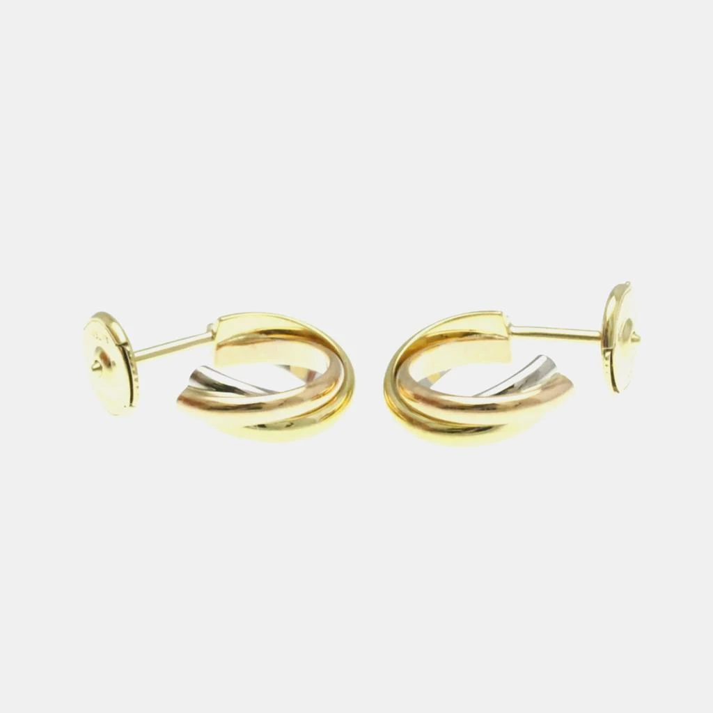 Cartier 18K Yellow, Rose, White Gold Trinity Earring 商品