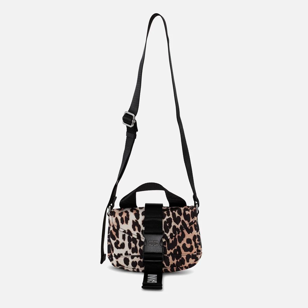 商品Ganni|Ganni Tech Leopard-Print Recycled Shell Mini Bag,价格¥1492,第1张图片