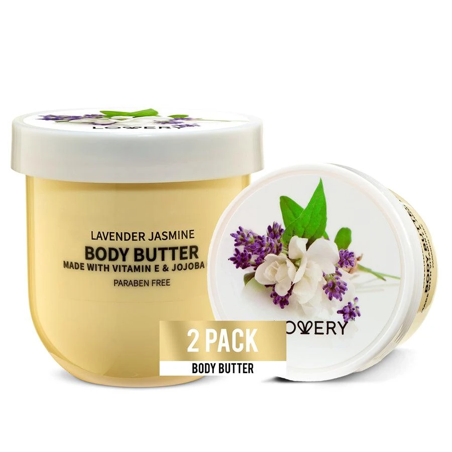 商品Lovery|Lavender Jasmine Whipped Body Butter, 2 Piece,价格¥165,第1张图片