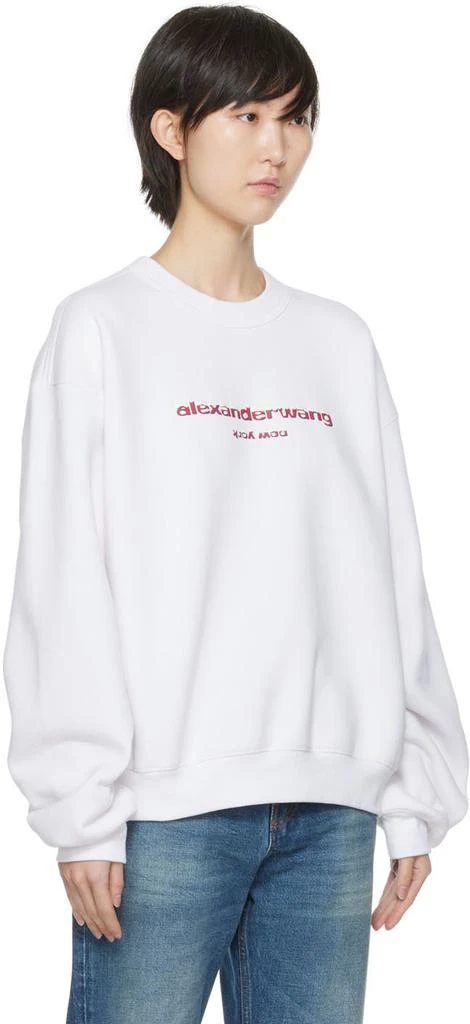 商品Alexander Wang|White Cotton Sweatshirt,价格¥1671,第2张图片详细描述