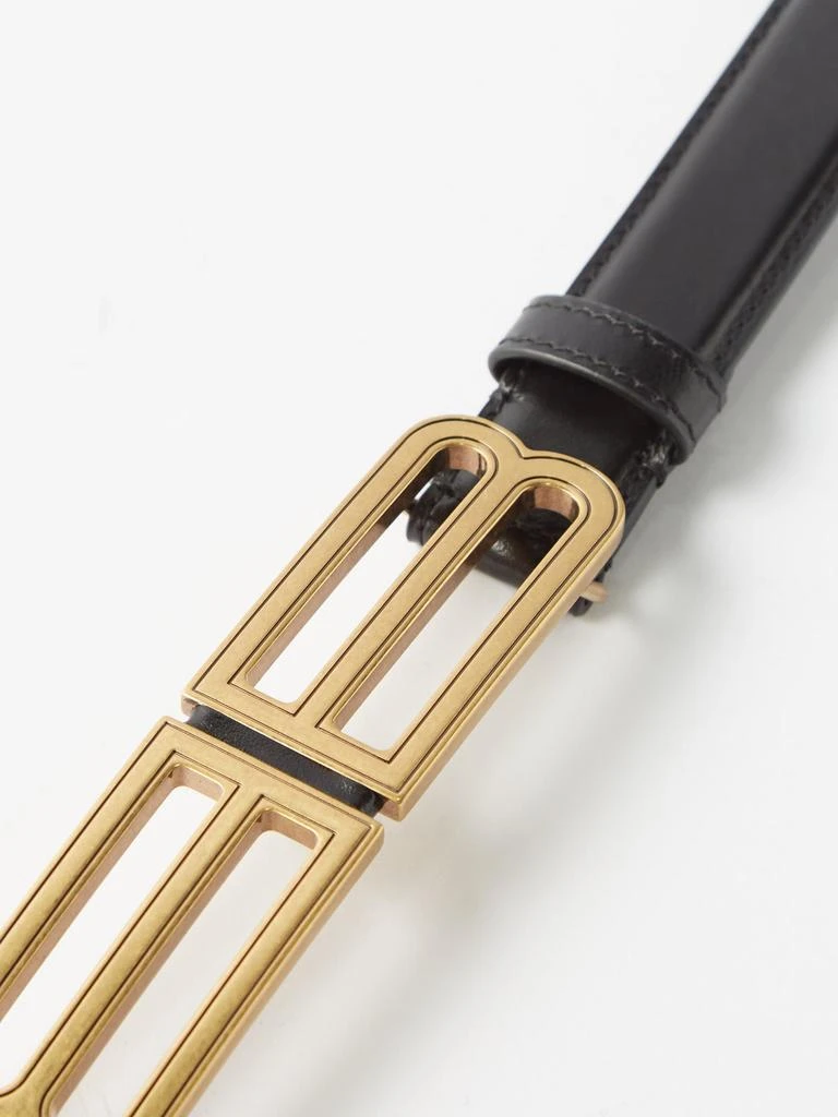 商品Balenciaga|Stretch BB leather belt,价格¥3228,第2张图片详细描述