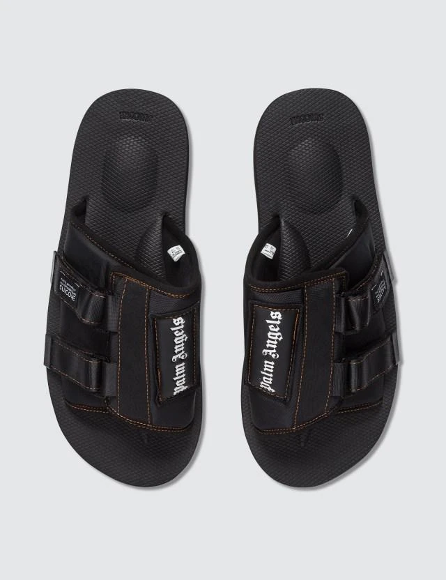 商品Palm Angels|Palm Angels x Suicoke Patch Sliders,价格¥2434,第3张图片详细描述