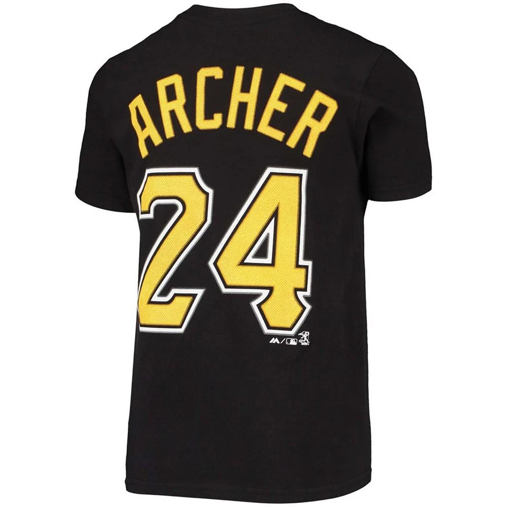商品Majestic|Big Boys and Girls Pittsburgh Pirates Name and Number Team T-shirt - Chris Archer,价格¥209,第3张图片详细描述