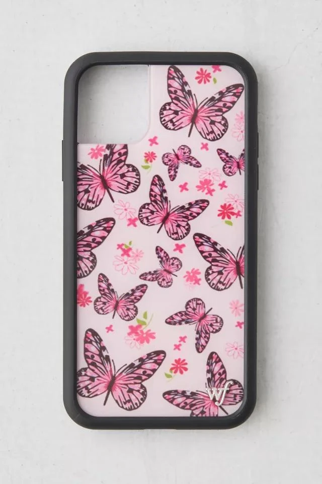 商品Urban Outfitters|Wildflower Pink Butterfly iPhone Case,价格¥38,第1张图片