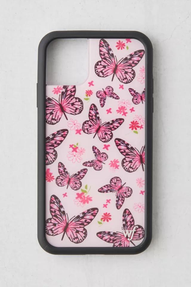 商品Urban Outfitters|Wildflower Pink Butterfly iPhone Case,价格¥37,第1张图片