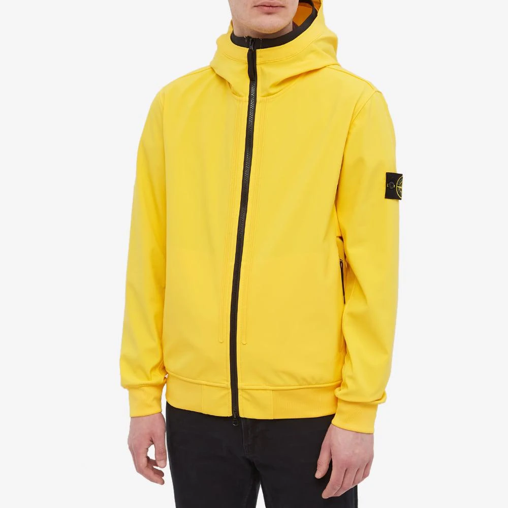 商品Stone Island|Stone Island Soft Shell-R Hooded Jacket,价格¥3224,第5张图片详细描述
