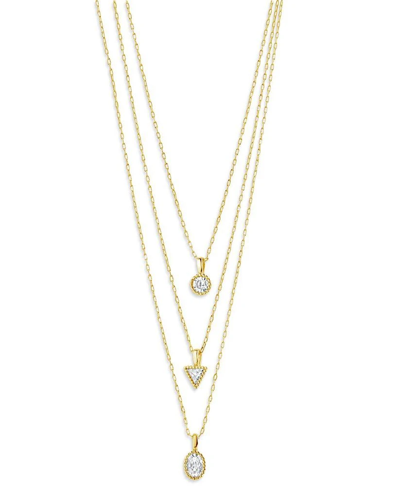 商品Sterling Forever|Julie Layered Pendant Necklace, 18-20",价格¥365,第1张图片