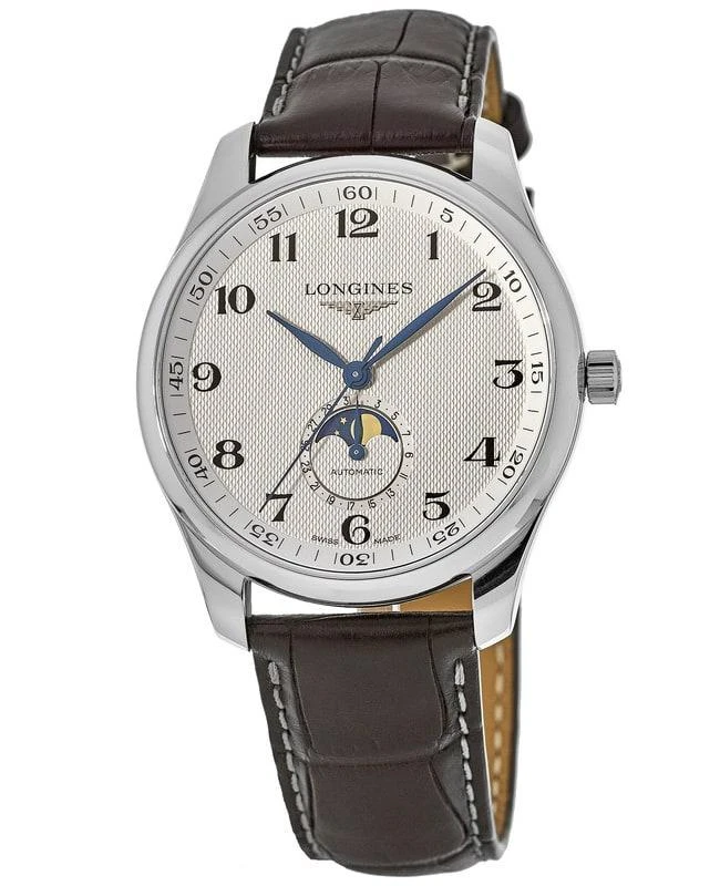商品Longines|Longines Master Collection Automatic 42mm Silver Dial Brown Leather Strap Men's Watch L2.919.4.78.3,价格¥15812,第1张图片