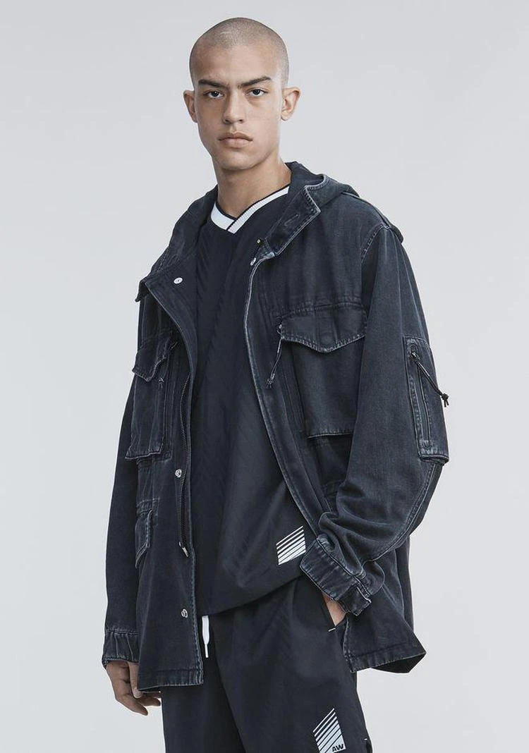 商品Alexander Wang|DENIM FIELD JACKET,价格¥3859,第2张图片详细描述