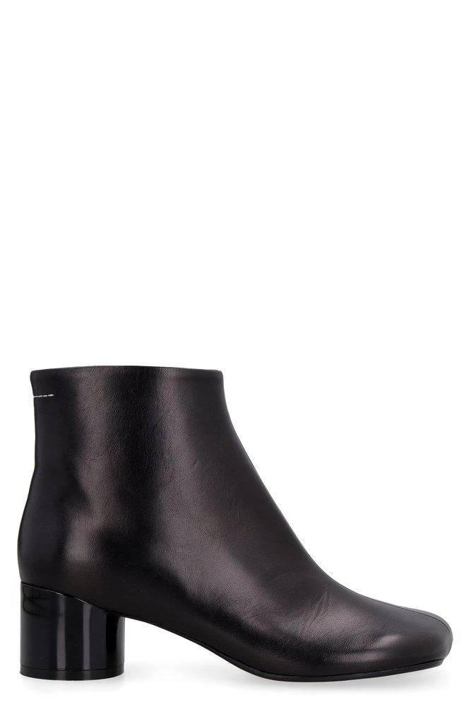 商品MAISON MARGIELA|MM6 Maison Margiela Block Heel Ankle Boots,价格¥2489,第1张图片