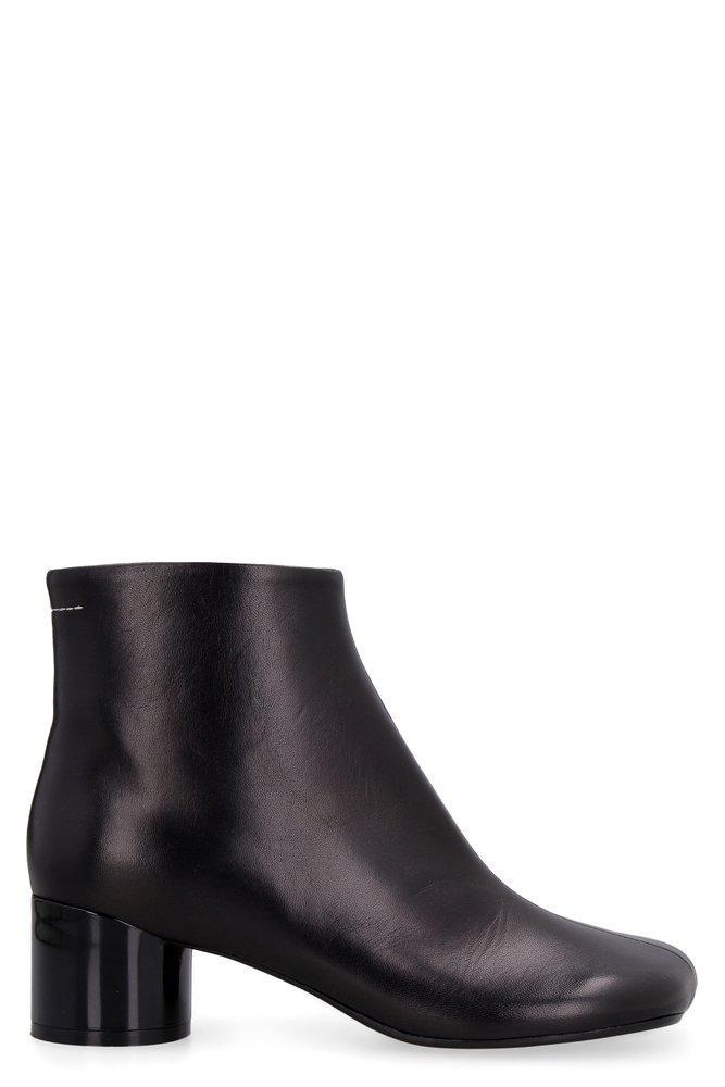 商品MAISON MARGIELA|MM6 Maison Margiela Block Heel Ankle Boots,价格¥2414,第1张图片