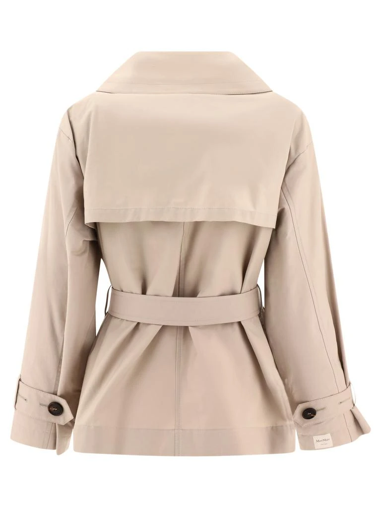 商品MAX MARA THE CUBE|Double-Breasted Trench Coat Coats Beige,价格¥2233,第2张图片详细描述