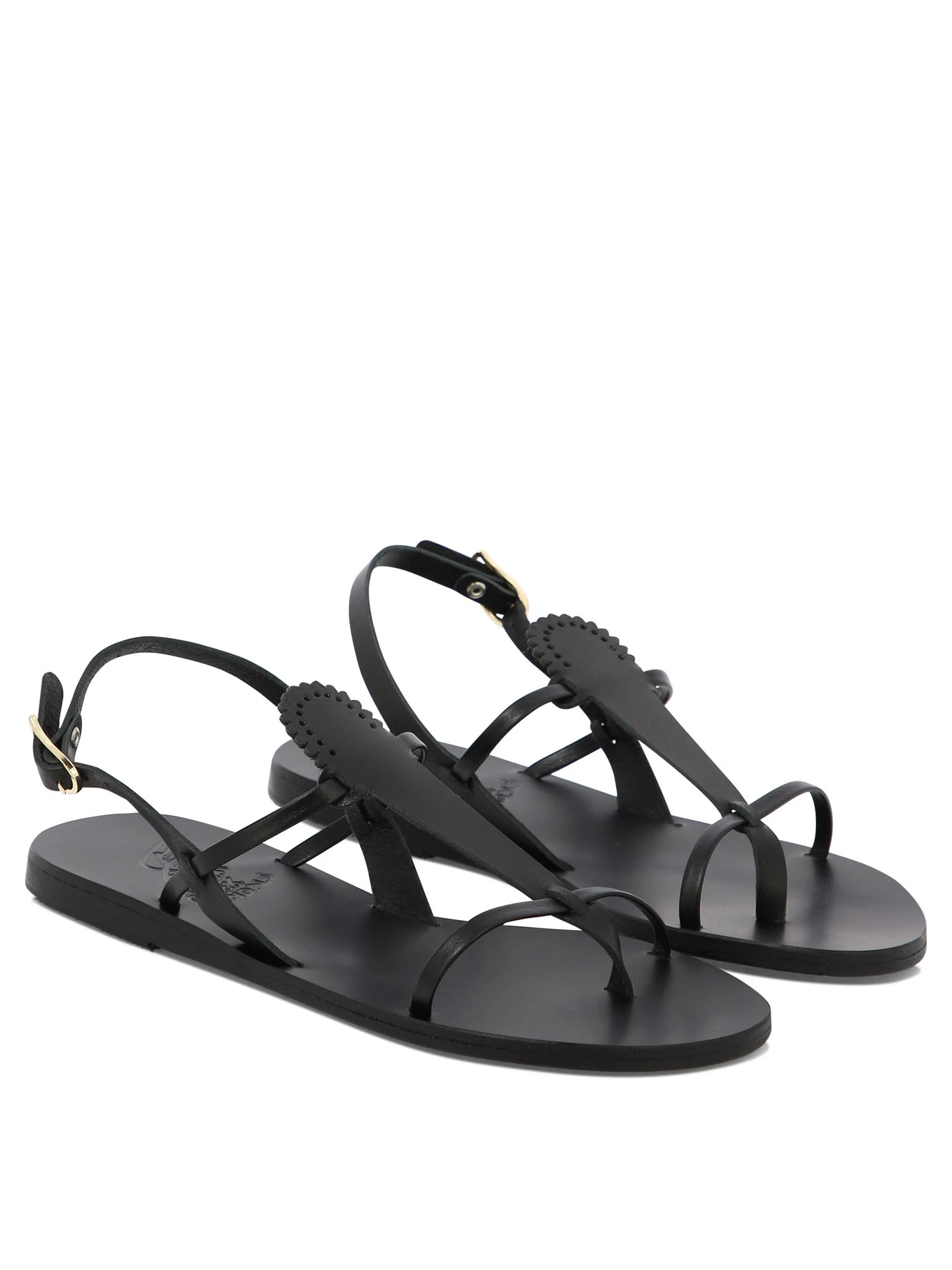 商品【预售7天】 ANCIENT GREEK SANDALS|ANCIENT GREEK SANDALS 女士凉鞋 PARIANVACHETTABLACK 黑色,价格¥664,第3张图片详细描述