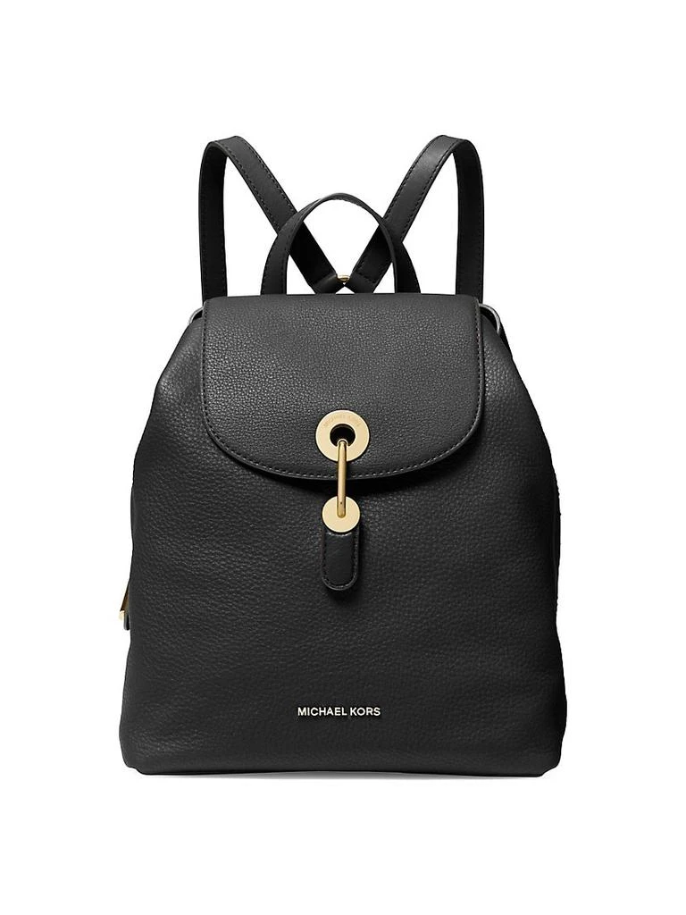 商品Michael Kors|Medium Raven Leather Backpack,价格¥1968,第1张图片