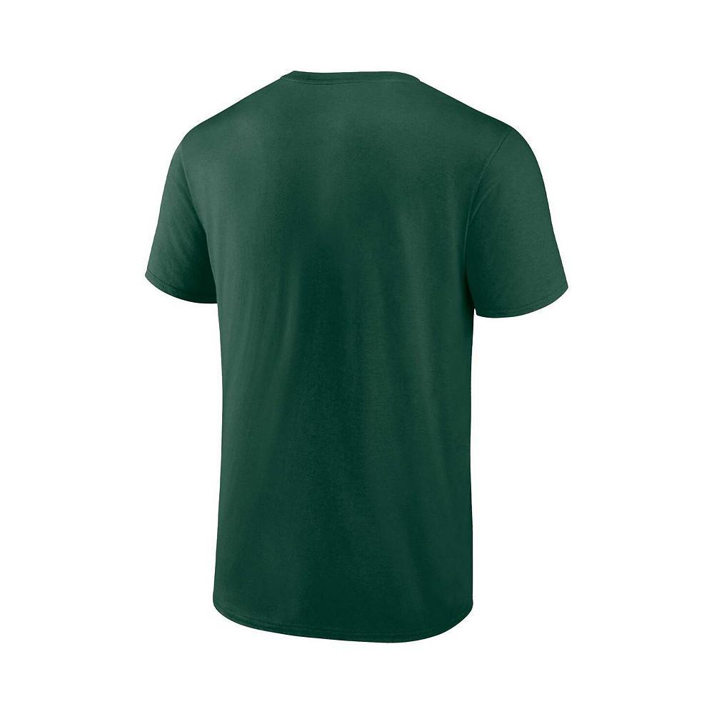 商品Fanatics|Men's Branded Green Michigan State Spartans Classic Inline Team T-shirt,价格¥180,第4张图片详细描述