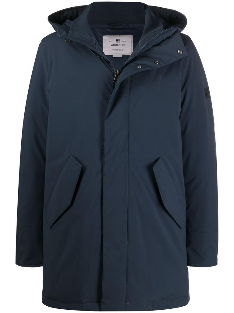 Woolrich Men's  Blue Polyamide Coat商品第1张图片规格展示