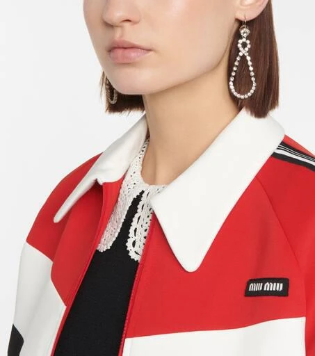 商品Miu Miu|Crystal pendant earrings,价格¥3538,第3张图片详细描述