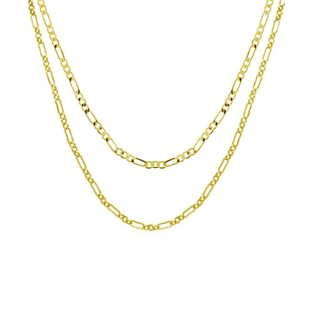 商品Essentials|Double Strand Fashion Chain Necklace, Gold Plate 16+2" extender,价格¥186,第1张图片