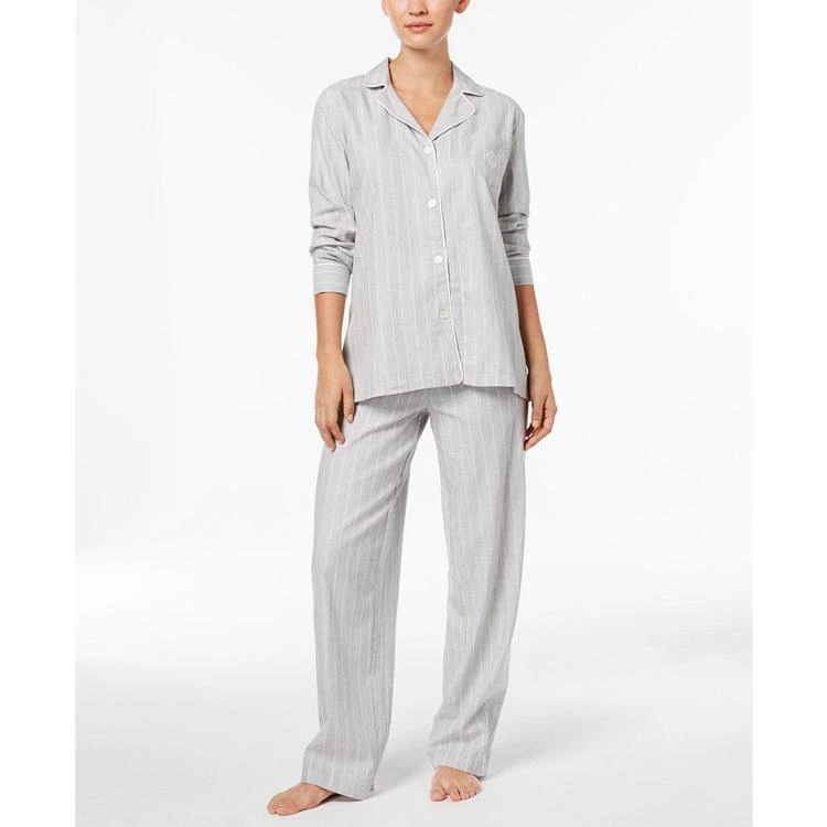 商品Ralph Lauren|Paris Woven Striped Pajama Set,价格¥511,第1张图片