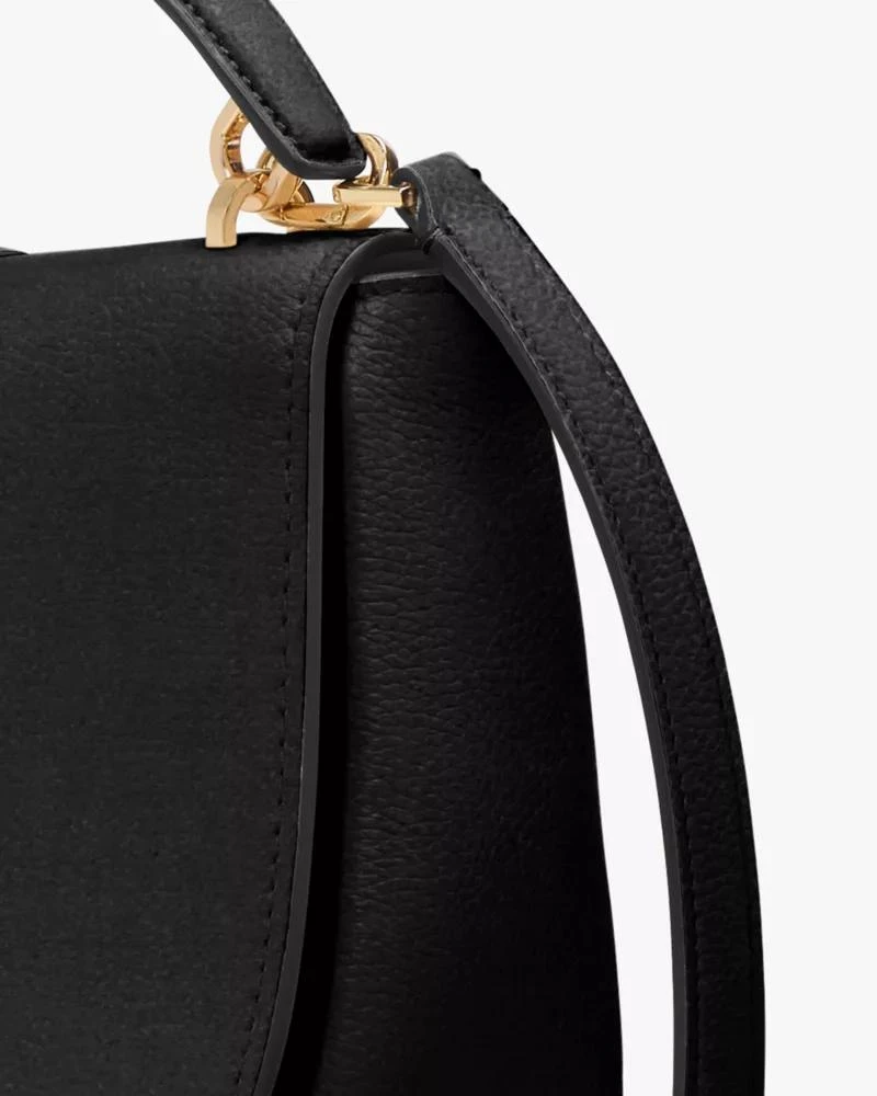 Kayla Pebbled Leather Saddle Bag 商品
