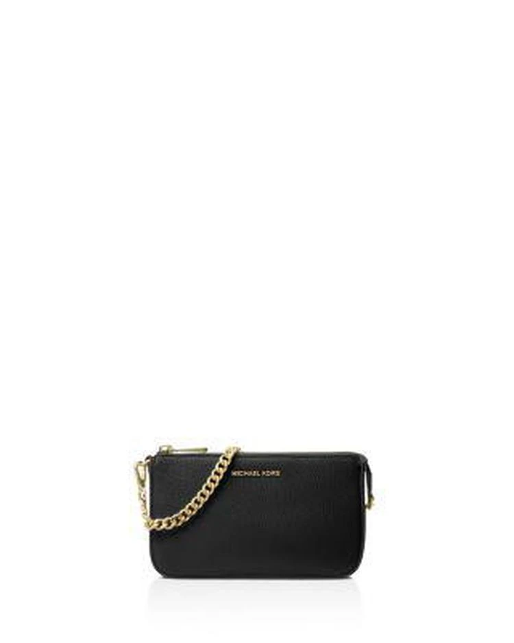 商品Michael Kors|Chain Pouchette Medium Leather Clutch  ,价格¥442,第1张图片
