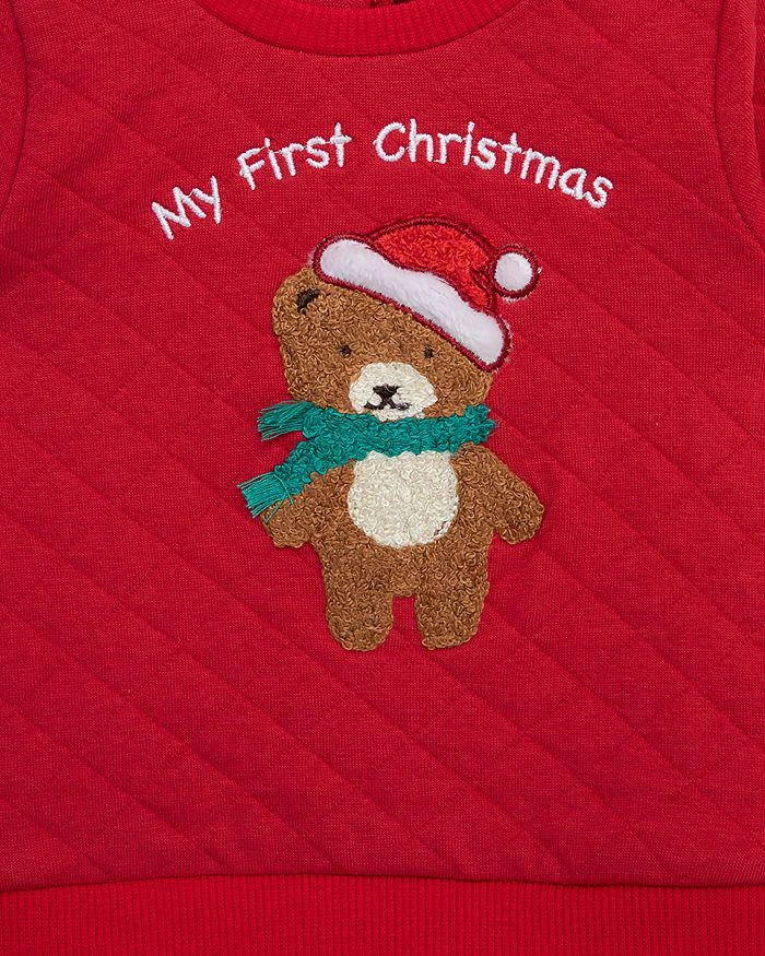 商品Little Me|Boys' Holiday Bear Set - Baby,价格¥202,第4张图片详细描述