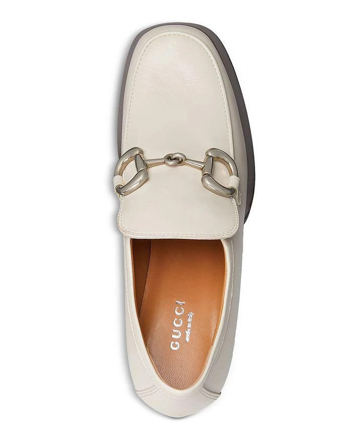 商品Gucci|Women's Horsebit Platform Loafers,价格¥9184,第3张图片详细描述