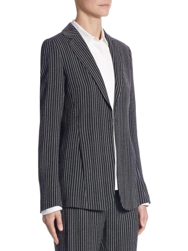 商品Akris|Vertical Striped Blazer,价格¥2797,第3张图片详细描述