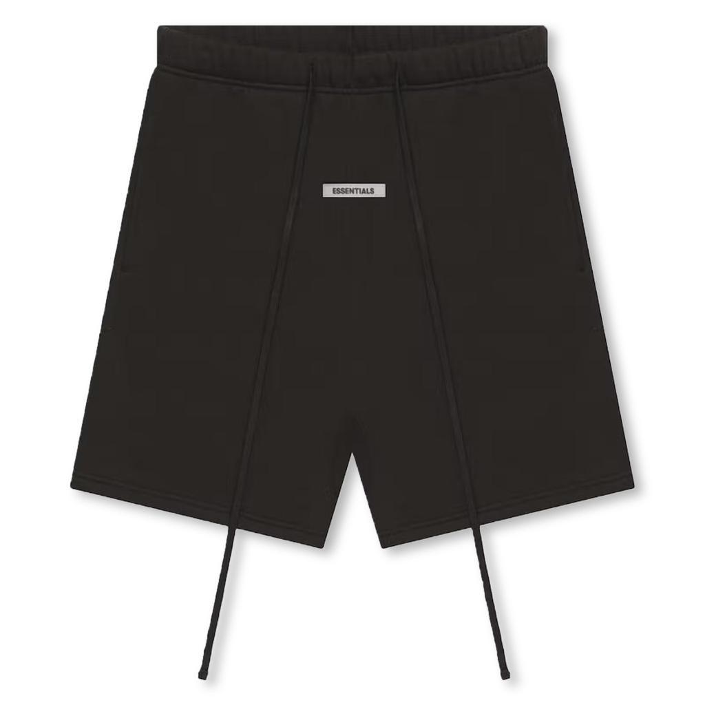 商品Essentials|Fear Of God Essentials Weathered Black Shorts,价格¥1032,第1张图片