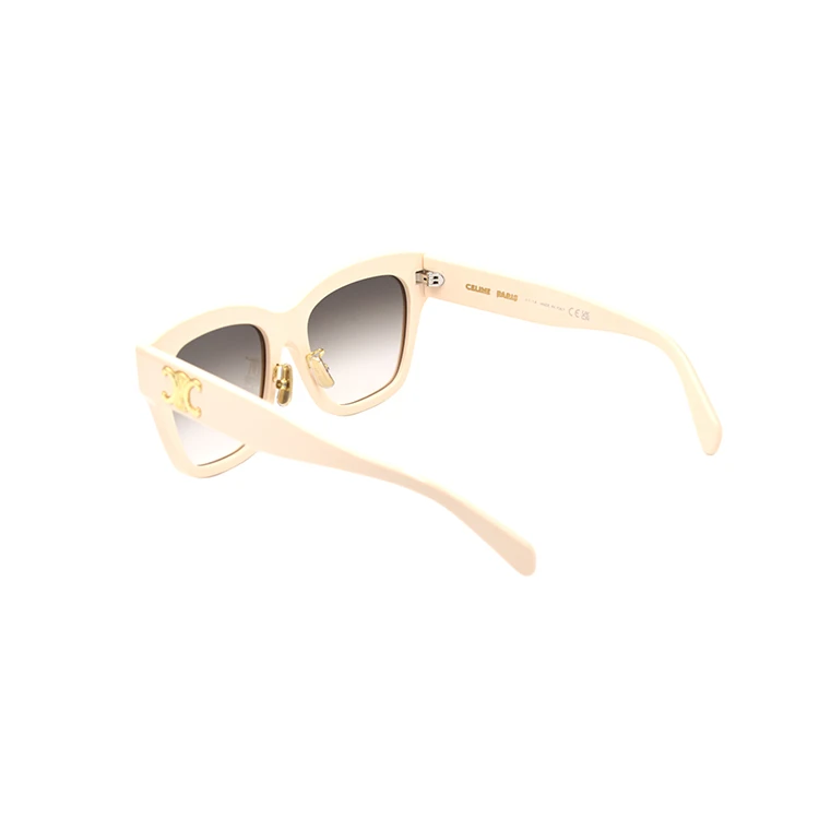 商品[国内直发] Celine|赛琳 TRIOMPHE凯旋门系列大方框款CL40253F  象 牙色 方形 太阳眼镜 女款,价格¥2910,第7张图片详细描述