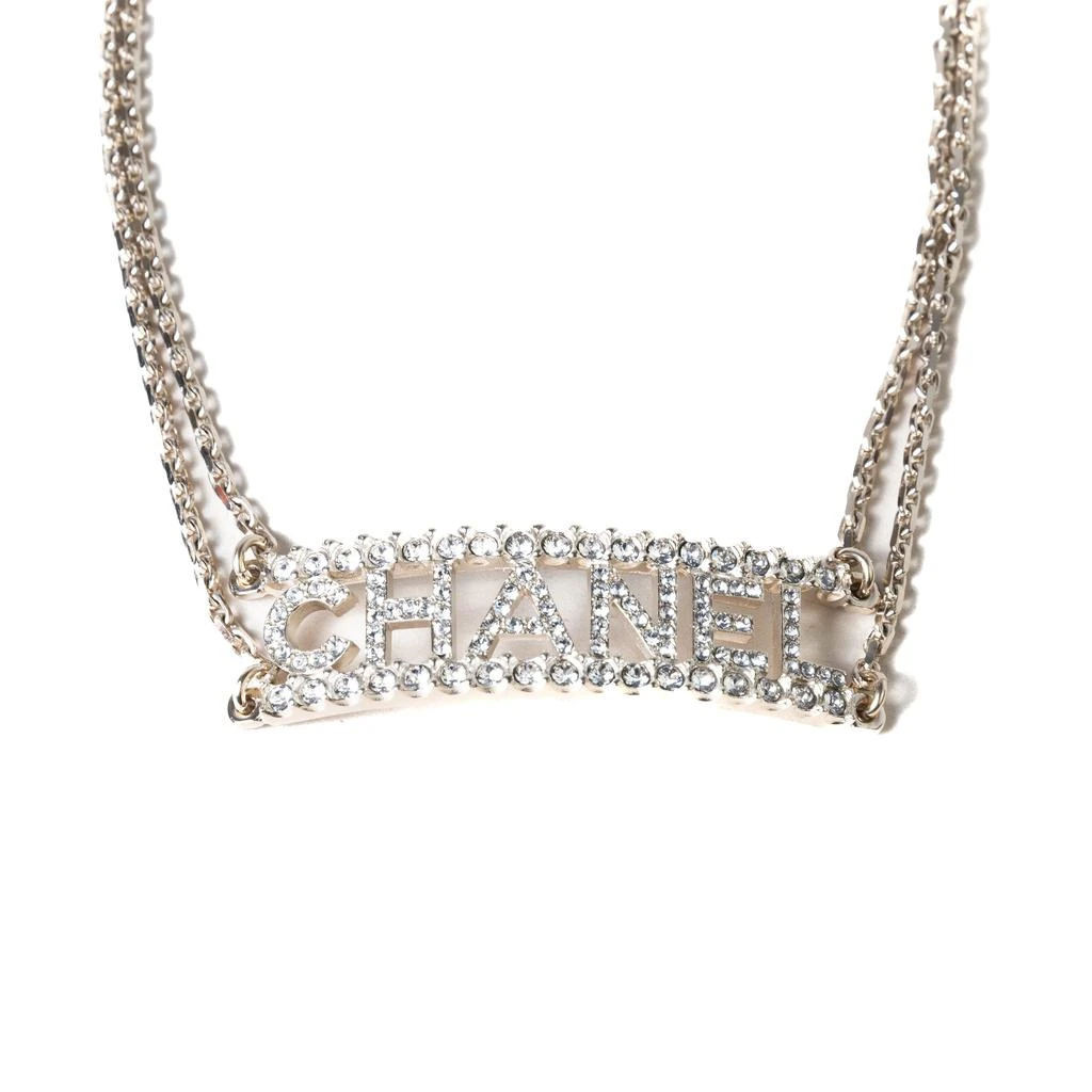 商品Chanel|Chanel 22S Necklace Choker Golden Crystal,价格¥10300,第1张图片