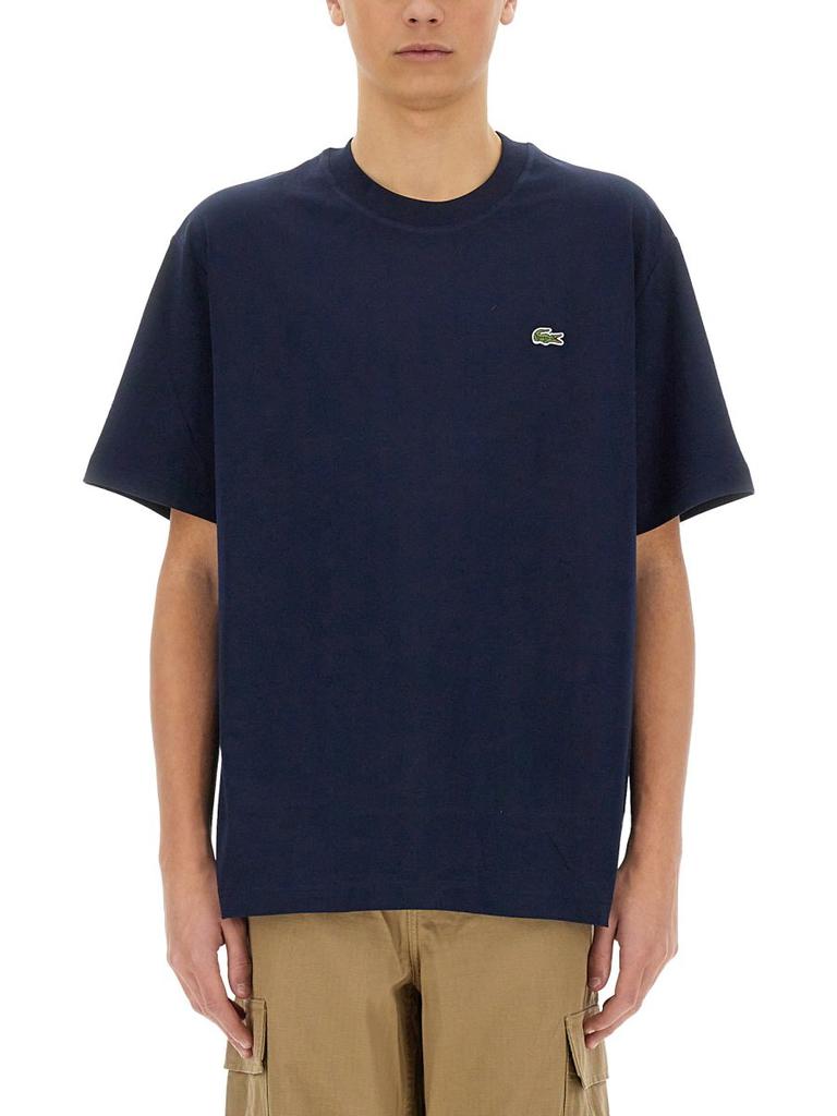 Tシャツ・カットソー LACOSTE SS25 (1212 02S) Lacoste Lacoste Logo Patch Crewneck T-Shirt - Gilets