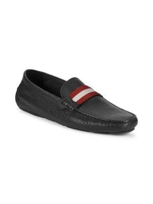 商品Bally|Waltec Leather Driving Loafers,价格¥907,第2张图片详细描述