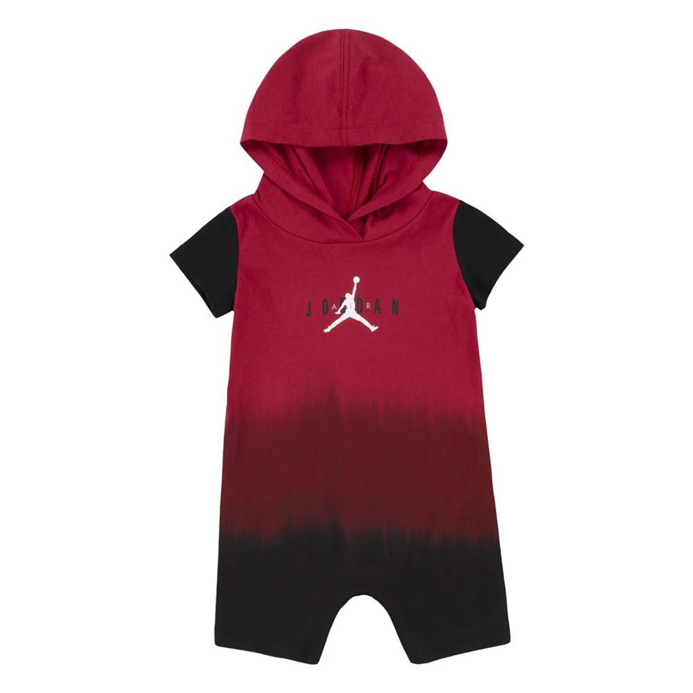 商品Jordan|Baby Boys Ombre Jumpman Hooded Romper,价格¥69,第1张图片