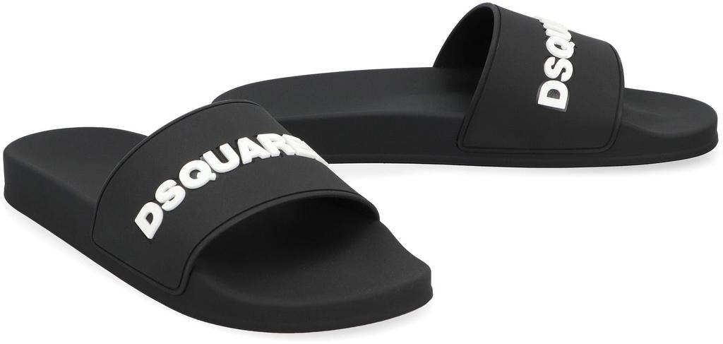 サンダル D SQUARED2 RUBBER THONG SANDAL Dsquared DSQUARED2 BE ICON FLIP FLOPS Beach Sandals Thong