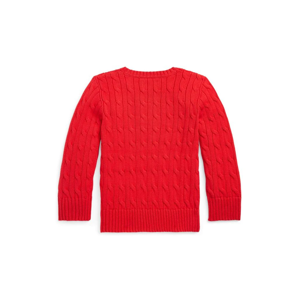 商品Ralph Lauren|Cable-Knit Cotton Sweater (Toddler),价格¥179,第2张图片详细描述