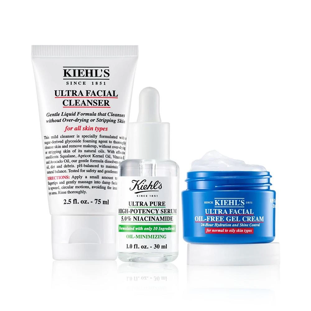 商品Kiehl's|3-Pc. Stop-The-Shine Skincare Starter Set,价格¥389,第2张图片详细描述