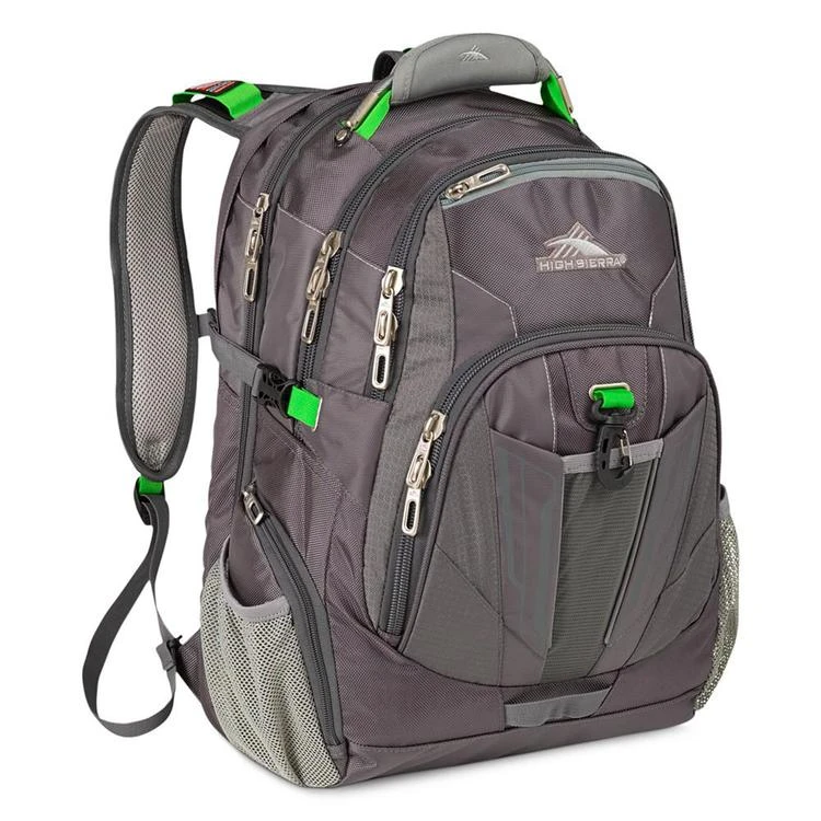 商品High Sierra|XBT Checkpoint Friendly Laptop Backpack in Gray,价格¥479,第1张图片