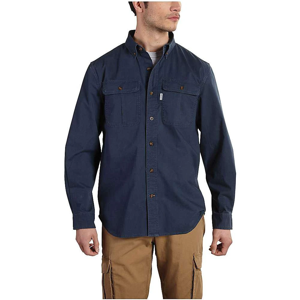 商品Carhartt|Carhartt Men's Foreman Solid Long Sleeve 工作衬衫,价格¥231,第3张图片详细描述