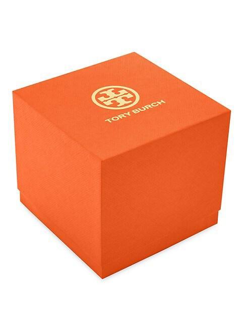 商品Tory Burch|The Tory Goldtone Stainless Steel & Jacquard Strap Watch,价格¥2431,第6张图片详细描述