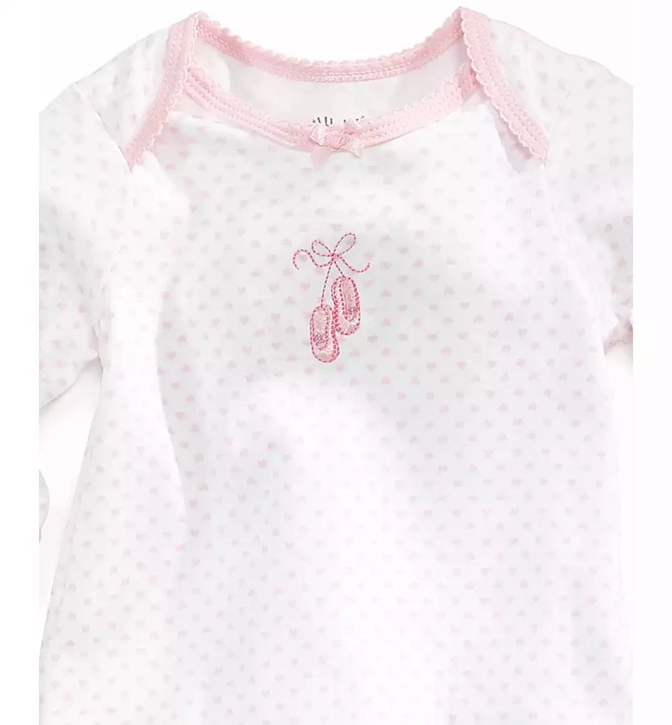 商品Little Me|女婴Baby Set, Baby Girls Ballet Hearts Gown and Beanie,价格¥98,第2张图片详细描述