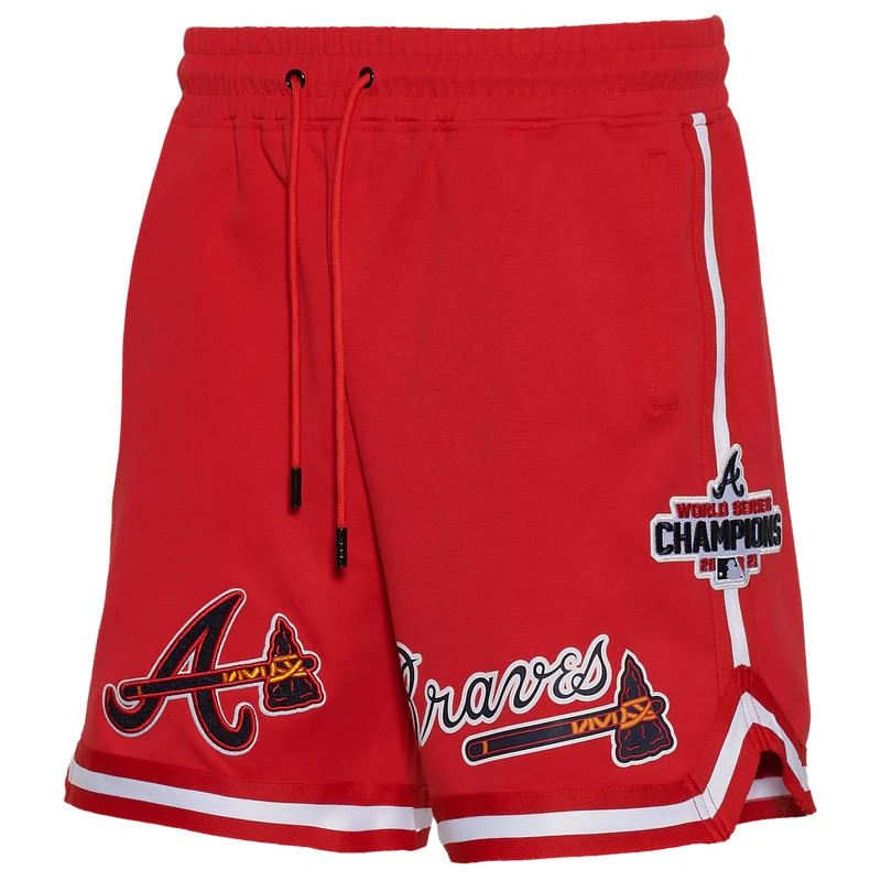 商品Pro Standard|Pro Standard Braves Team Logo Po Shorts - Men's,价格¥562,第3张图片详细描述