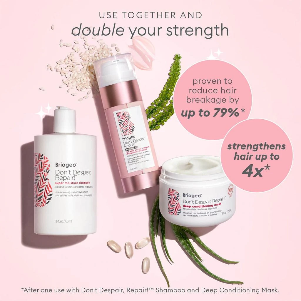 商品Briogeo|Briogeo Don’t Despair, Repair!™ Strength + Repair Solutions Set,价格¥659,第2张图片详细描述