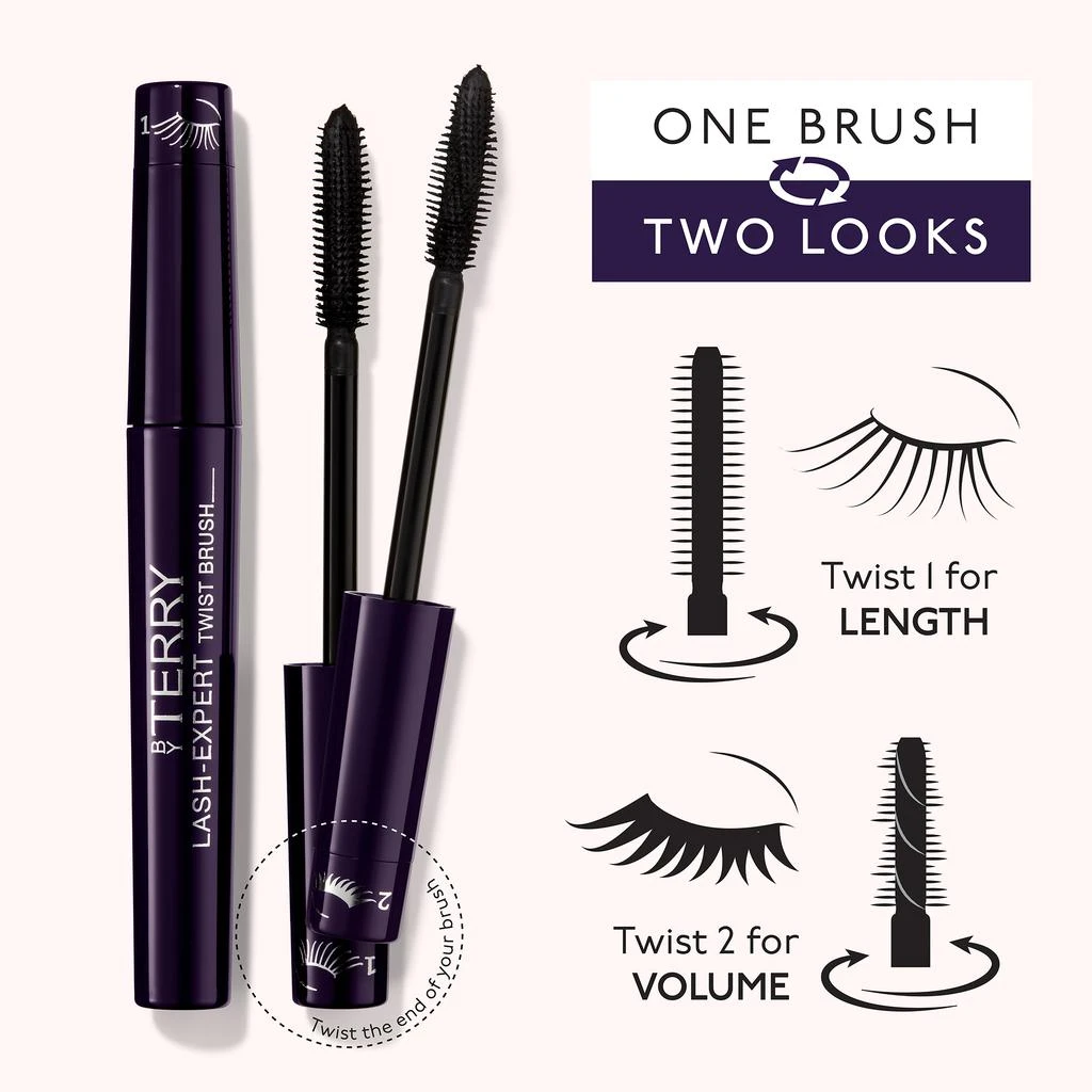 商品BY TERRY|By Terry Lash-Expert Twist Brush Mascara - Black,价格¥251,第3张图片详细描述
