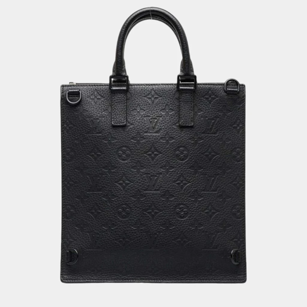 商品[二手商品] Louis Vuitton|Louis Vuitton Black Leather Monogram Empreinte Sac Plat Messenger Crossbody Bag,价格¥23378,第3张图片详细描述