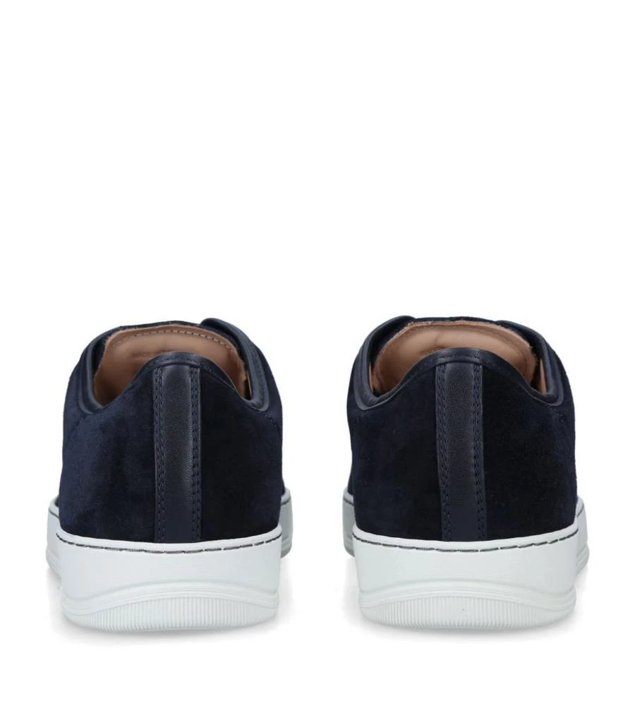 商品Lanvin|Leather Cap-Toe Sneakers,价格¥3274,第2张图片详细描述